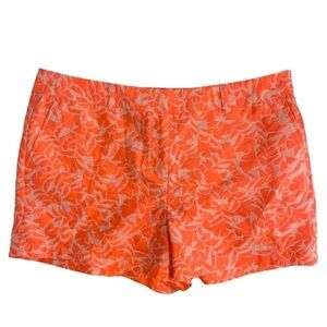 LOFT Women’s Bright Orange Shorts Size 14 NEW
